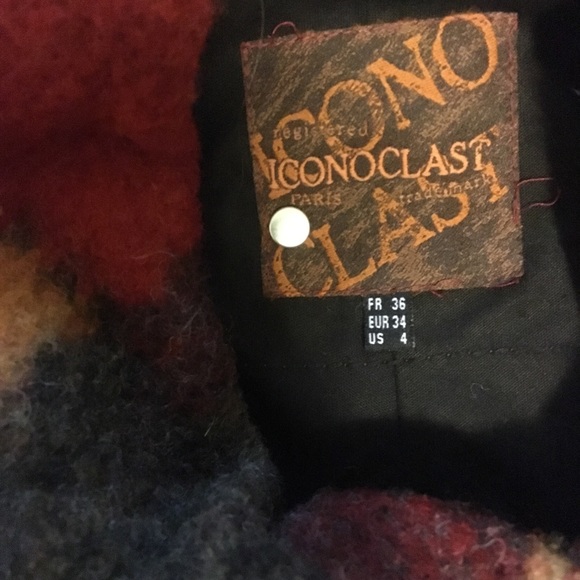 Funky Wool Felt  Embroidered coat - Picture 6 of 6